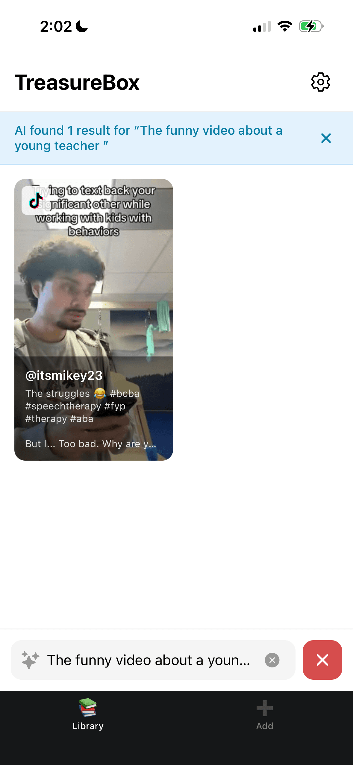 TreasureBox App Screenshot